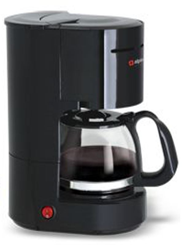 Alpina 220 240 Volt 6-Cup Coffeemaker Europe Asia UK Africa - BLACK