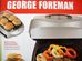 George Foreman 220V Grill w/ Bun Warmer 220 Volt Europe UK Asia Power Cord Plug