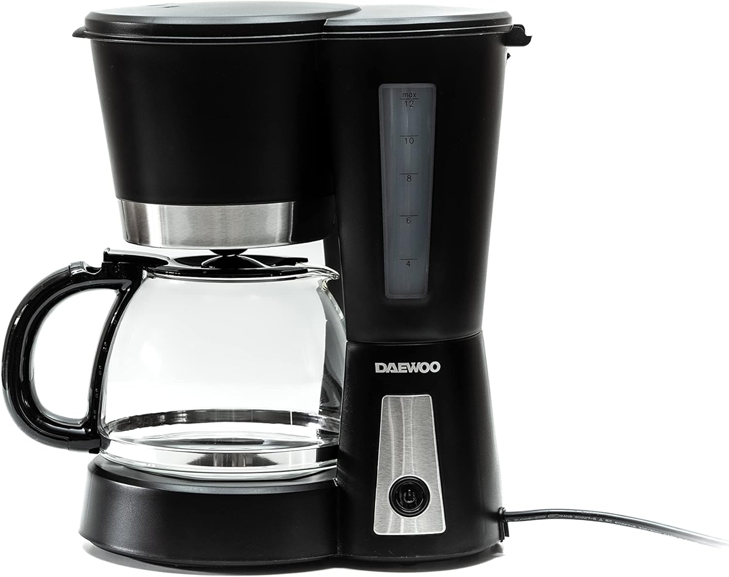 Daewoo DCM1864 220 Volt White 10-Cup Coffee Maker 220V-240V For Export