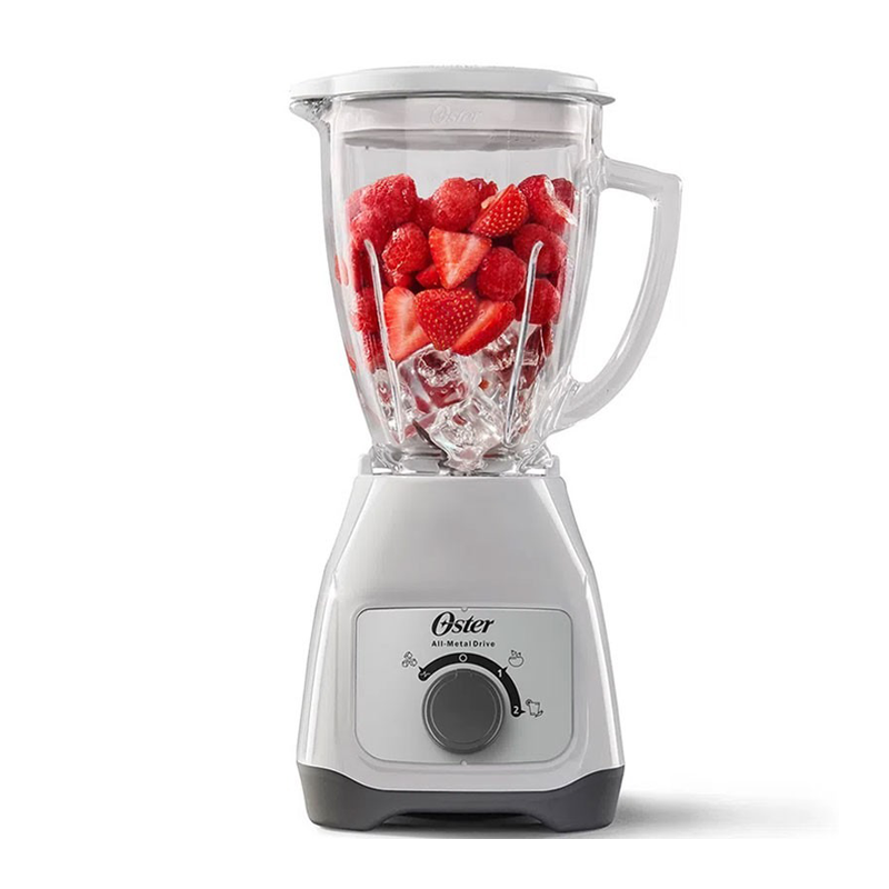 Oster 220 Volt Glass Jar White Blender 550W Rotary Knob Control 220V-240V 50Hz For Export