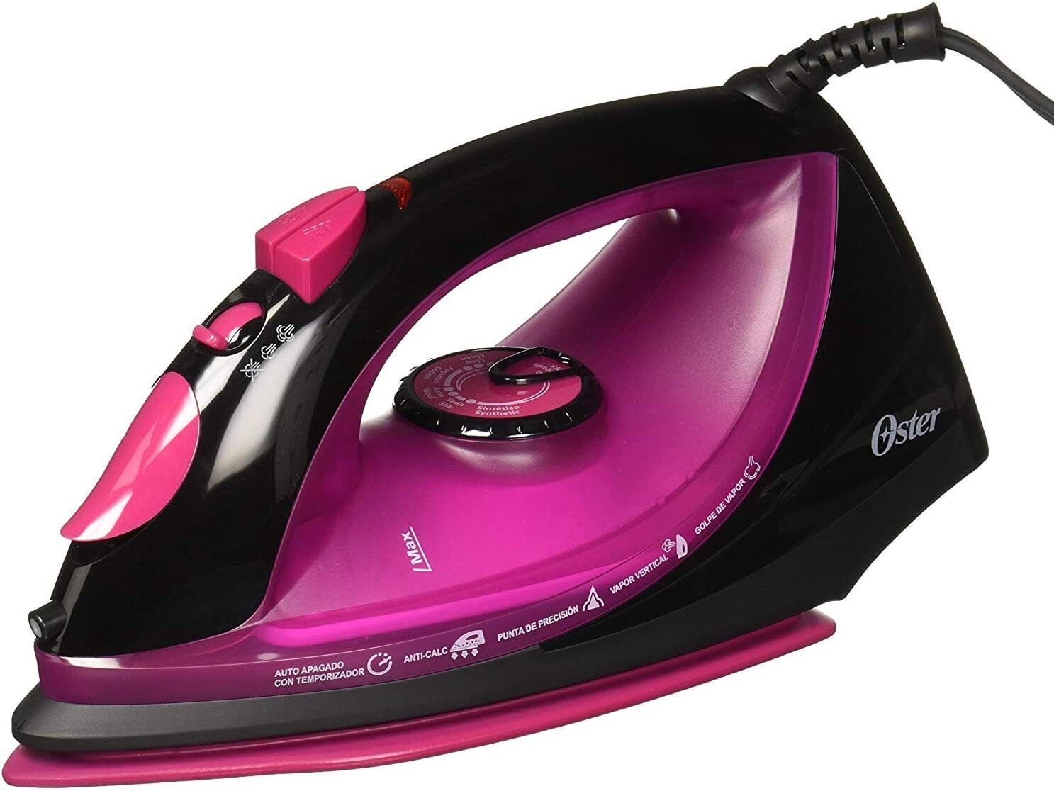 Oster 220 Volt Steam Iron with Auto Shut-Off 220V-240V 50/60Hz For Export