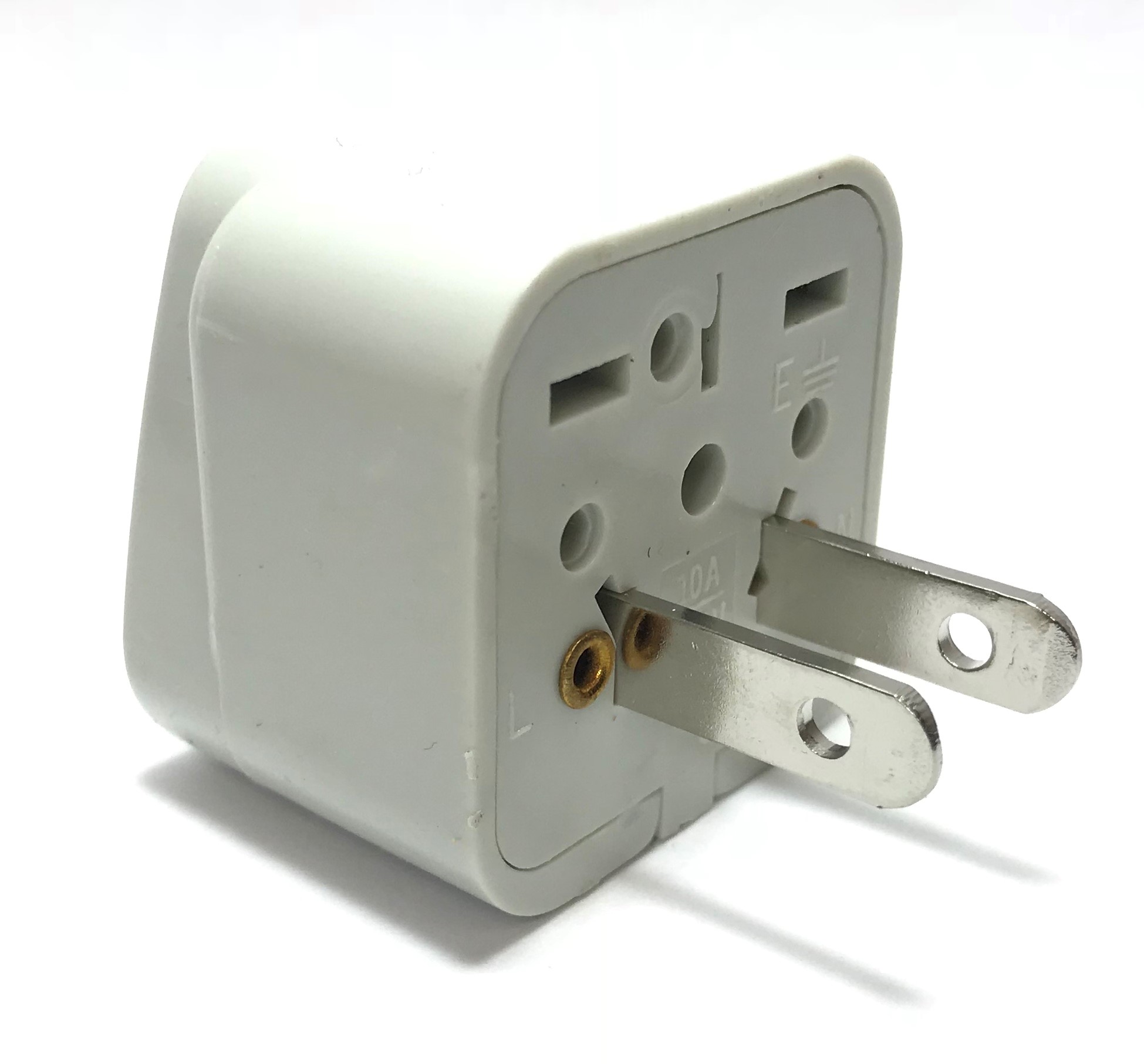Seven Star SS-410 Universal Plug Adapter for Standard USA Outlet American plug adaptor,US adapter plug,adapter,plug socket,universal plug,adapters,US,USA,europe,asia,africa,india,uk,universal adapters,220 plug,220v adapter,220 volt adapter,220 adaptor