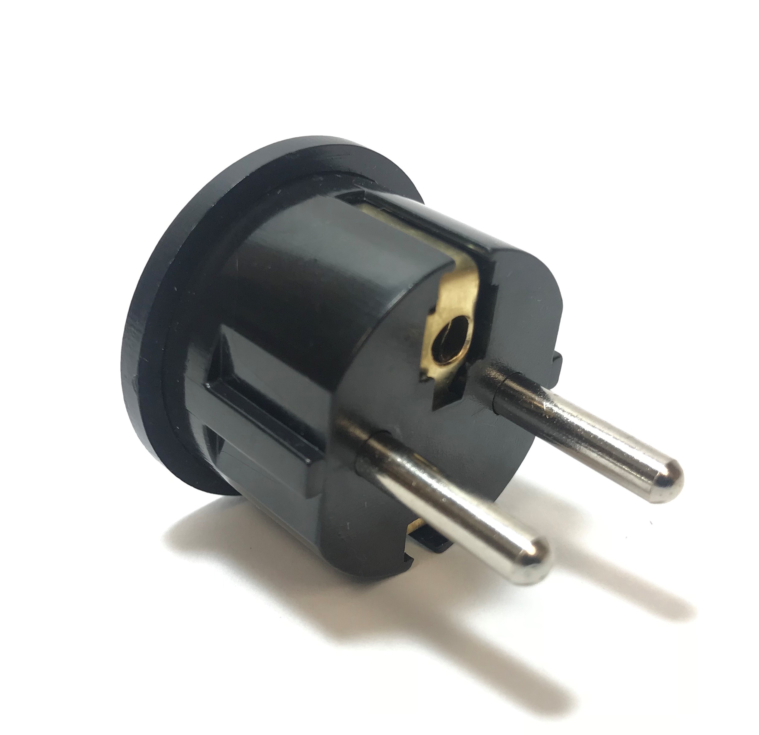 Type E / F European Plug Adapter From American USA to Europe European Style Ground