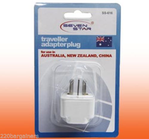 Type I Australian Universal Plug Adapter For Australia White SS616