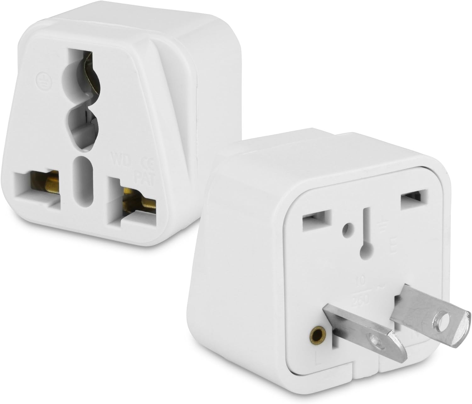 Universal to Australian Type I Outlet Plug Adapter, Charger for Smartphones and Tablets