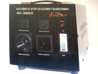 Simran AC-3000 Watt Step Up Down Voltage Transformer 3000W Max Simran AC-3000, AC3000W, 3000W transformer, AC-3000W, 3000 Watt voltage Converter, AC3000A Transformer, two way transformer, 220v to 110v, 110v to 220v, Step Up, Step Down, Voltage Converter, power converter, power transformer, AC3000, AC-3000A, AC-3000, simran, AC3000A