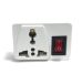 609A Universal Plug Adapter with Switch for USA Outlet - 609A
