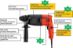 Black And Decker BDHR202K 220-240 Volts 620W 20mm 2kg SDS+ Rotary Hammer Drill in Kitbox for Concrete, Metal & Wood Drilling