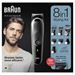 Braun MGK5360 220 Volt EU Plug 8-in-1 Face & Head, Beard Trimmer Hair Clipper Styling Kit with Gillette Razor