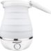  Brentwood KT-1508W 0.8 Ltr Dual-Voltage Collapsible-Travel Kettle 110-220-Volt White