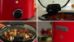 Crock-Pot CSC037 Slow Cooker Hinged Lid 3.5 Liter 3-4 People Red 220-240 Volt For Export 