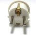Seven Star SS409 European Schuko Plug With Grounding White Color US TO EU Plug