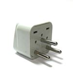 IS-400 Universal Grounded Plug for Israel israel plug, israel plug adapter, israel adapter, plug adaptor, israel adaptor, israel 220 plug, universal plug,Universal Grounded Plug for Israel IS400