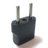 Seven Star MU-5 American to European Asia 4mm Plug Adapter, Black, Type C