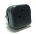 Seven Star MVR11 USA to Europe 5mm Round Pin Plug Adapter, Type A/B To Type E/F - MVR-11