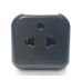 Seven Star MVR11 USA to Europe 5mm Round Pin Plug Adapter, Type A/B To Type E/F - MVR-11