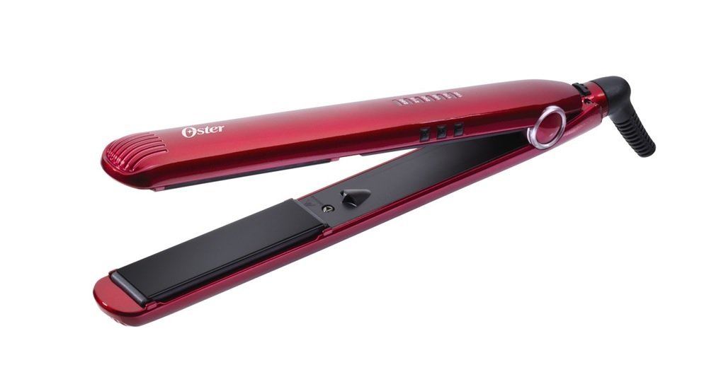 Oster Salon Pro 1" Dual Voltage Ceramic Flat Iron 110/220 Volt for Worldwide Use