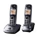 Panasonic 220 Volt KX-TG2522 Cordless Phone 2-Handset w/Answering System 220V/240V Export Only - KX-TG2522