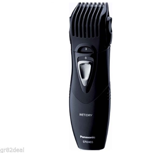 Panasonic ER 2403 K Battery-Operated Cordless Wet/Dry Beard and Hair Trimmer