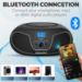 Philips CD Player Boombox, FM Radio, Dynamic Bass Boost with Bluetooth, USB Playback & AUX Input 110-220 Volt - TAZ3300B