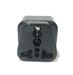 Seven Star SS-411 Asian European Universal Plug Adapter Set Black For Type C Electric Outlet - SS-411-B