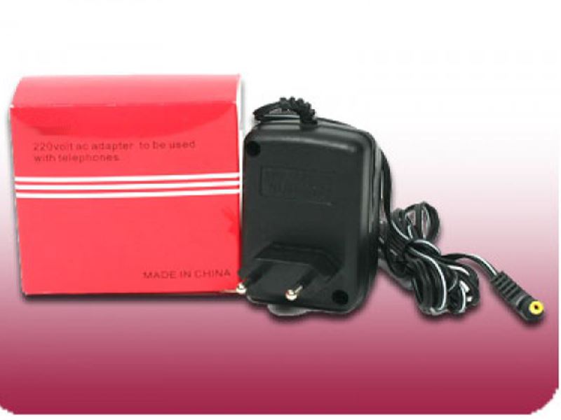 6.5v 220V AC Power Adapter 500ma European Style 220 Volt Plug