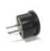 Seven Star SS409 European Plug For Type E / F Electric Outlet Black  - SS409-B