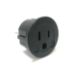 Seven Star SS409 European Plug For Type E / F Electric Outlet Black  - SS409-B