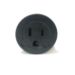 Seven Star SS409 European Plug For Type E / F Electric Outlet Black  - SS409-B