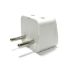 Seven Star SS711 Type C Euro Asian Style 2-Input Plug Adapter, 4mm Round Pin, Universal - SS711