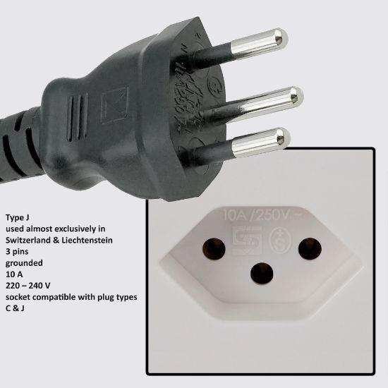 Plug Socket Jm Seven Star SS429- Switzerland Universal Plug Adapter Type J For Swiss ...