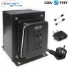 Seven Star THG5000-UD 5000 Watts Step Up Down Transformer, 220v 110v Voltage Converter, 5000W Max.
