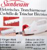 Sunbeam 220 Volt Electric Carving Knife Model 06581 220V-240V For Export (WILL NOT WORK IN USA & CANADA)