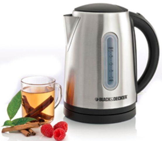 Black And Decker JC450 Stainless Steel Electric Cordless Kettle For Export Overseas Use